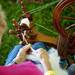 Tecumseh resident Lois Lane spins wool into yarn at the Celtic Festival on Saturday, July 13. Daniel Brenner I AnnArbor.com